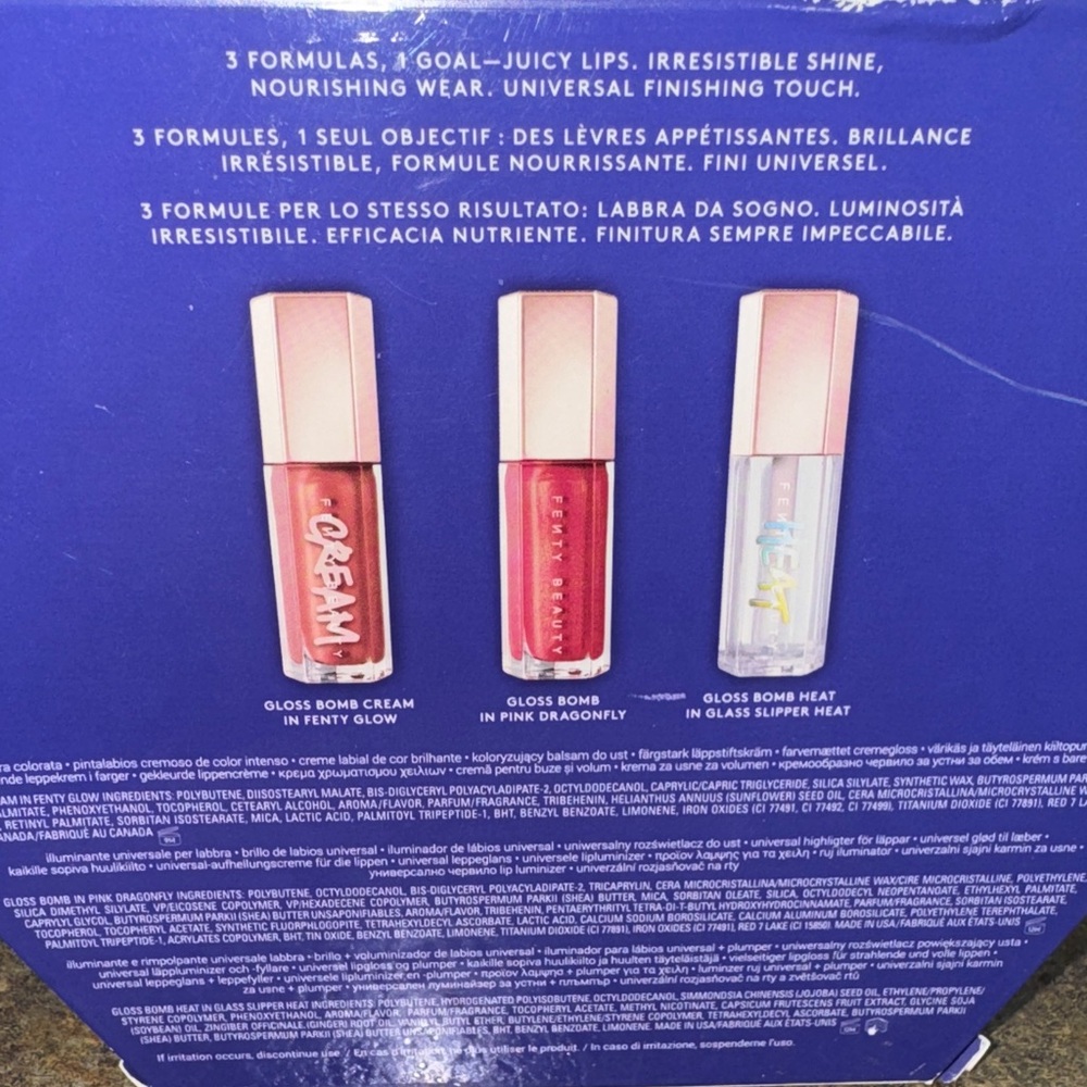 Fenty Beauty Glossy Posse Trio - VOLUME 6 NEW!! DISCONTINUED!!! HARD TO FIND! - Picture 3 of 5